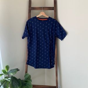 Men’s Medium Palm Tree Print T-Shirt